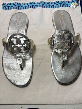 Tory Burch Miller Sandals Gold